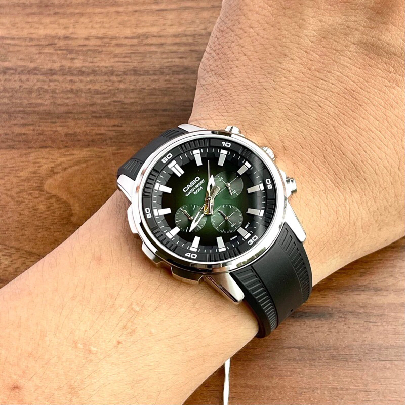 Đồng hồ nam dây nhựa Casio MTP E505