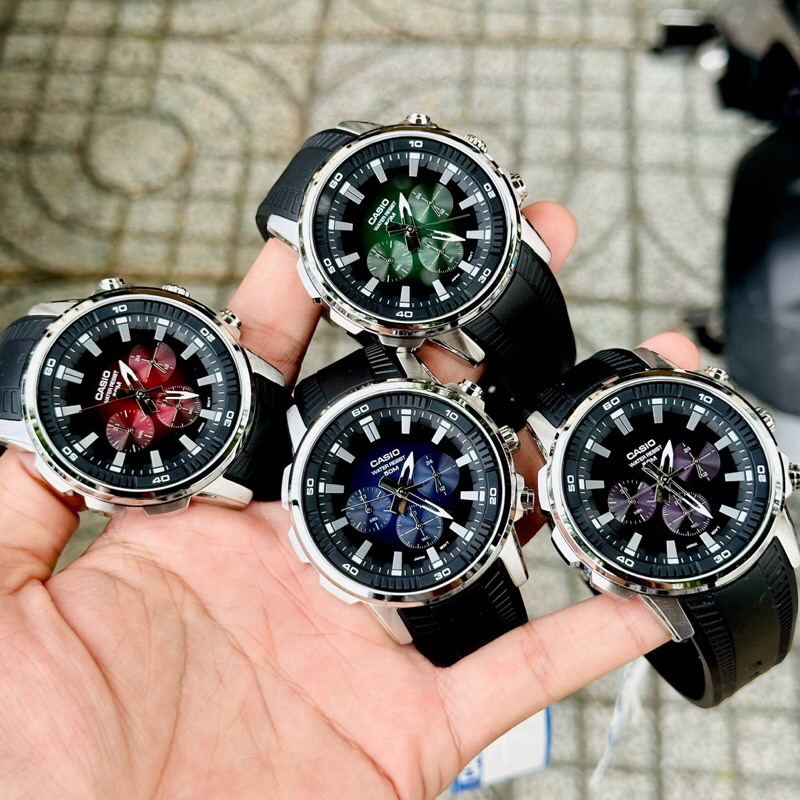 Đồng hồ nam dây nhựa Casio MTP E505