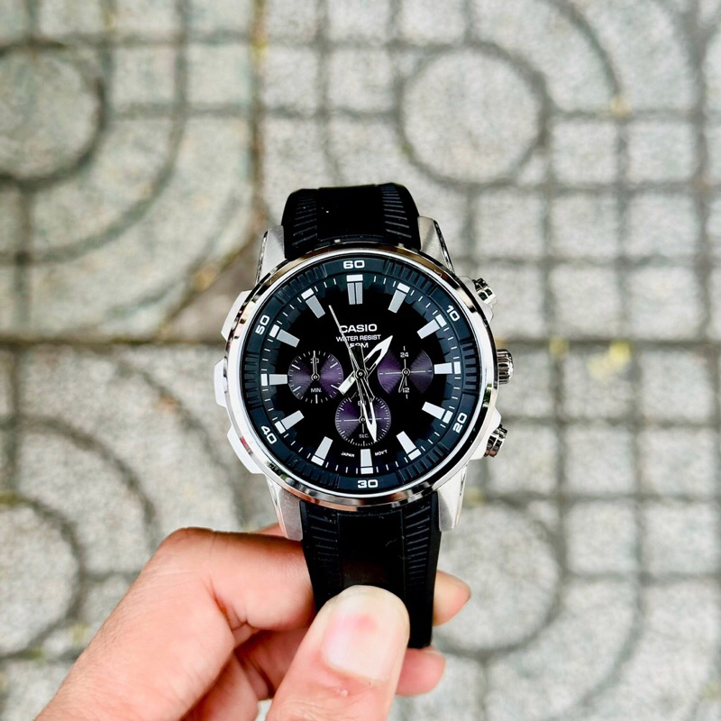 Đồng hồ nam dây nhựa Casio MTP E505