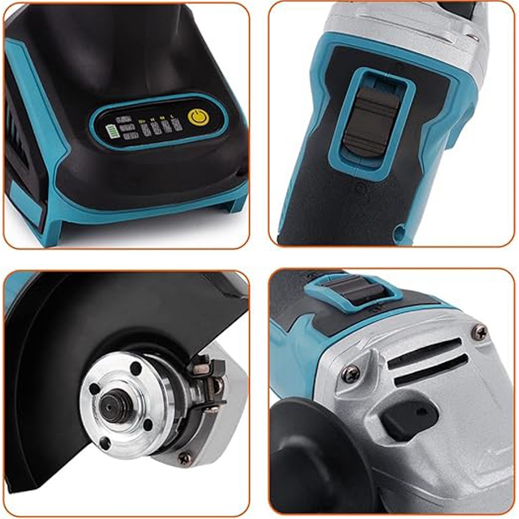 Máy Cắt Cầm Tay, Máy Mài Góc, Thân máy mài chân pin phổ thông không chổi than, Cưa gỗ - cắt sắt - cắt gạch - đánh bóng