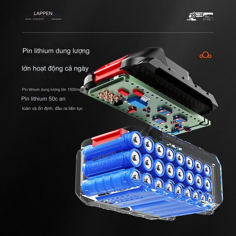 Máy Cắt Cầm Tay, Máy Mài Góc, Thân máy mài chân pin phổ thông không chổi than, Cưa gỗ - cắt sắt - cắt gạch - đánh bóng