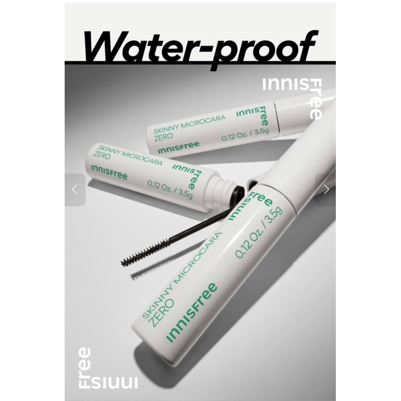 SKINNY MICROCARA ZERO INNISFREE MASCARA SIÊU MẢNH CHỐNG TRÔI - CHỐNG THẤM NƯỚC