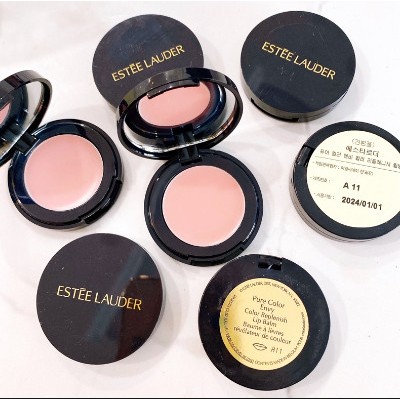 Son dưỡng Estee Lauder Lip Balm mini-hũ mini có gương xinh xỉu bản UNBOX