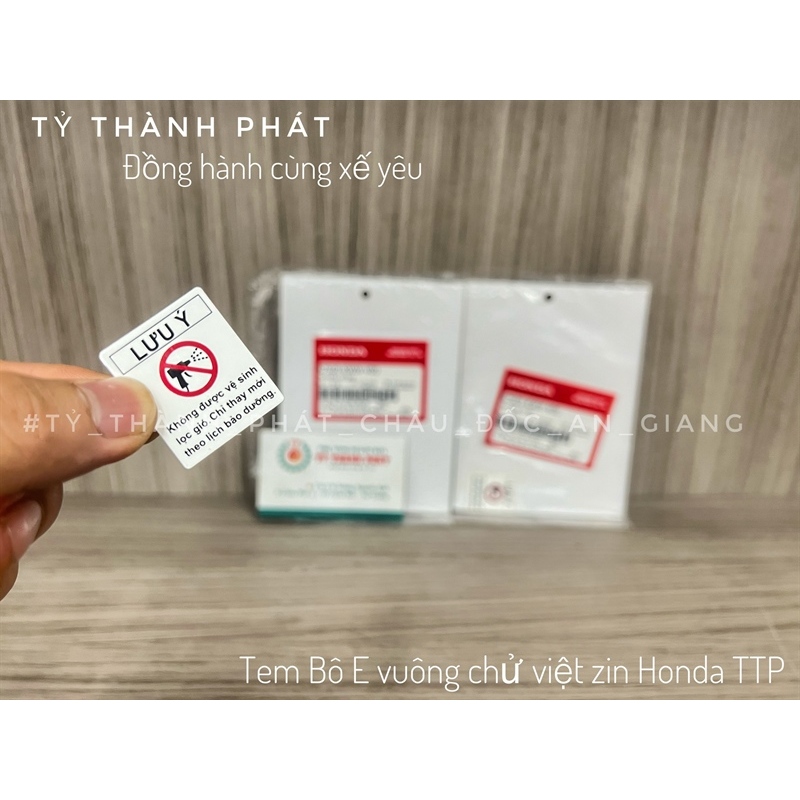 Tem bầu lọc khí zin ( 1 miếng )