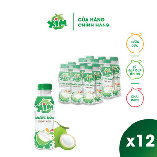 Combo 12 chai nước dừa xim chai pet 350ml