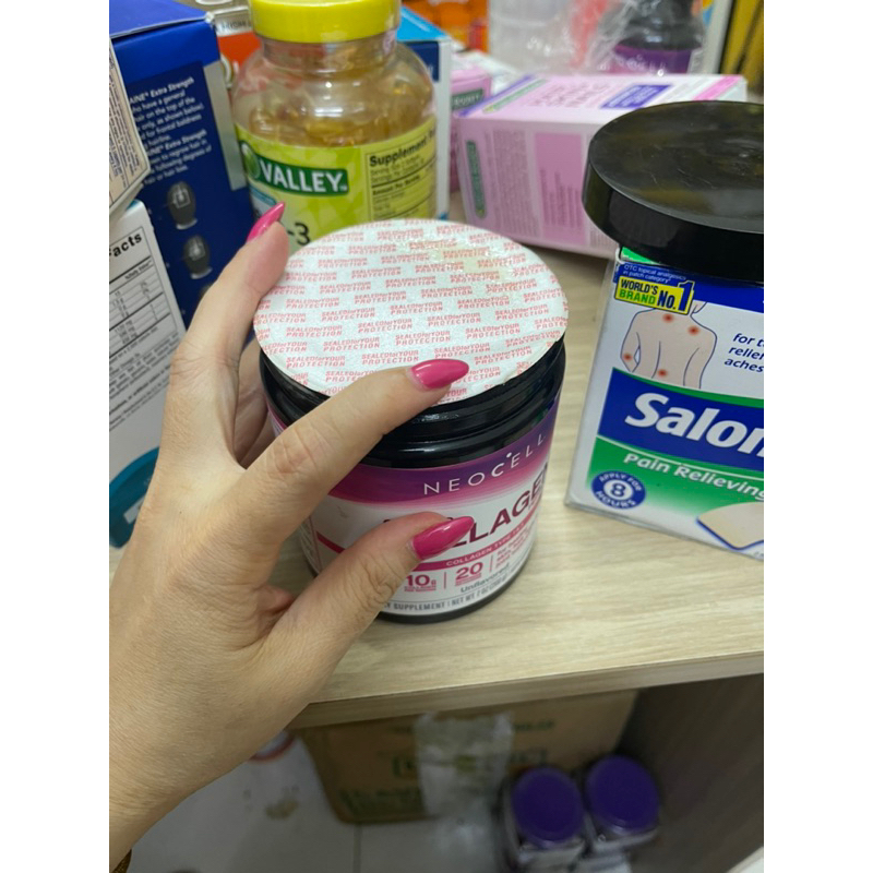 Thanh lý bột collagen neocell bị bong seal như hình