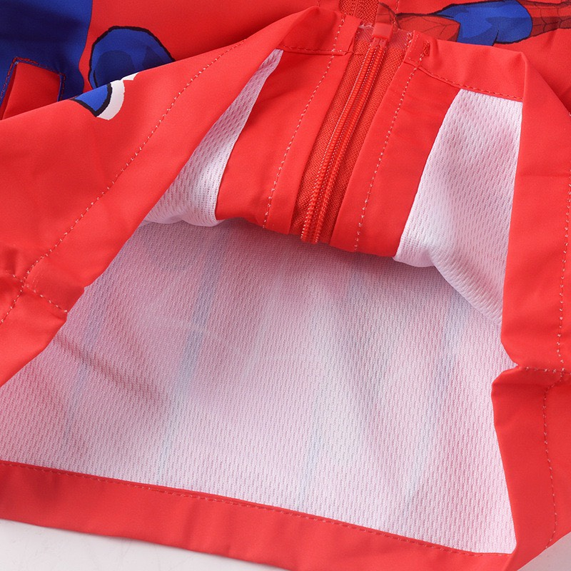 Áo khoác gió siêu nhân 3-7 tuổi có mắt kính siêu xịn