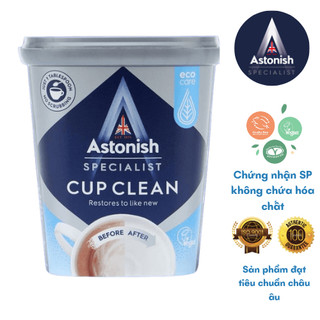 Bột tẩy cặn canxi ấm siêu tốc, cặn chè, cà phê đa năng Astonish C9630