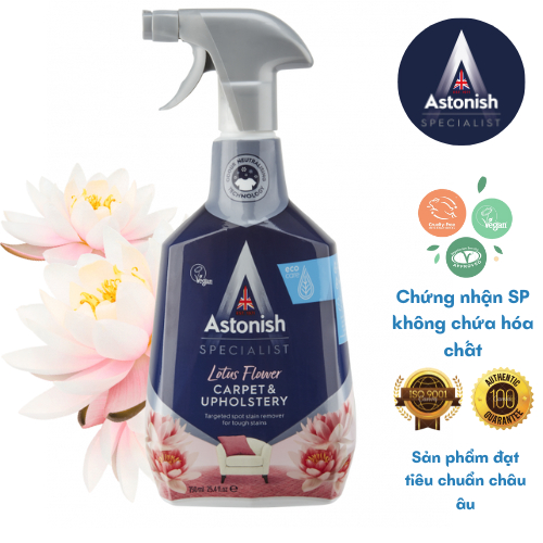 Bình xịt tẩy nỉ thảm Astonish C6720