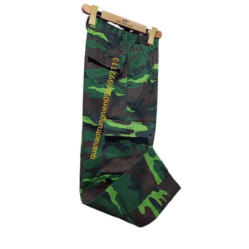 Quần lao động túi hộp vải kaki