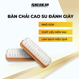 Bàn chải cao su đánh giày da lộn sneak3r - bcdg03