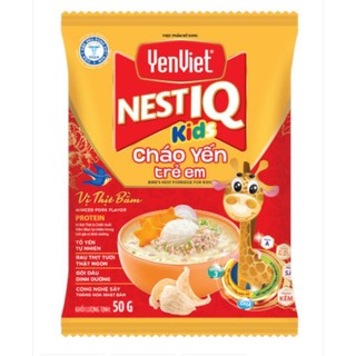Thùng 30 gói cháo yến việt nestiq kids vị thịt bằm - 665