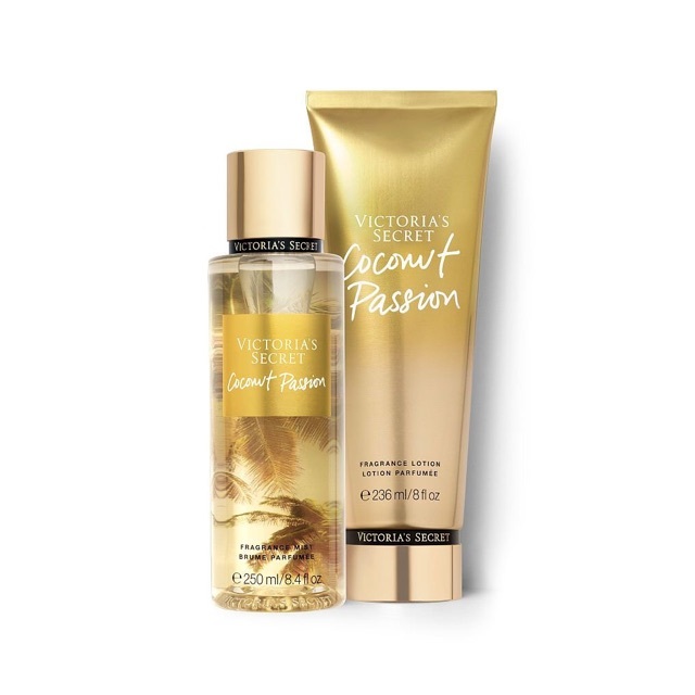 Body Mist Victoria's Secret Coconut Passion xịt thơm toàn thân HD Body mist dịu ngọt 10ML/30ML/75ML
