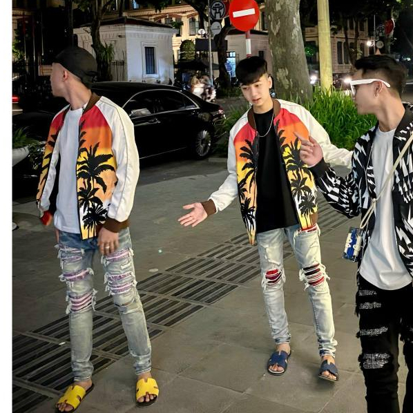 Áo khoác Bomber Nam Nữ Cây Dừa Siêu Cấp - áo khoác gió SLR Nam Nữ In Hình Cây Dừa Siêu Đẹp Hot 2023