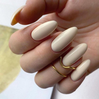 Nail box móng up thiết kế sơn gel trắng sữa