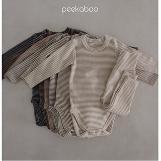 Ddiddi set baby body cài đũng kèm quần Peekaboo