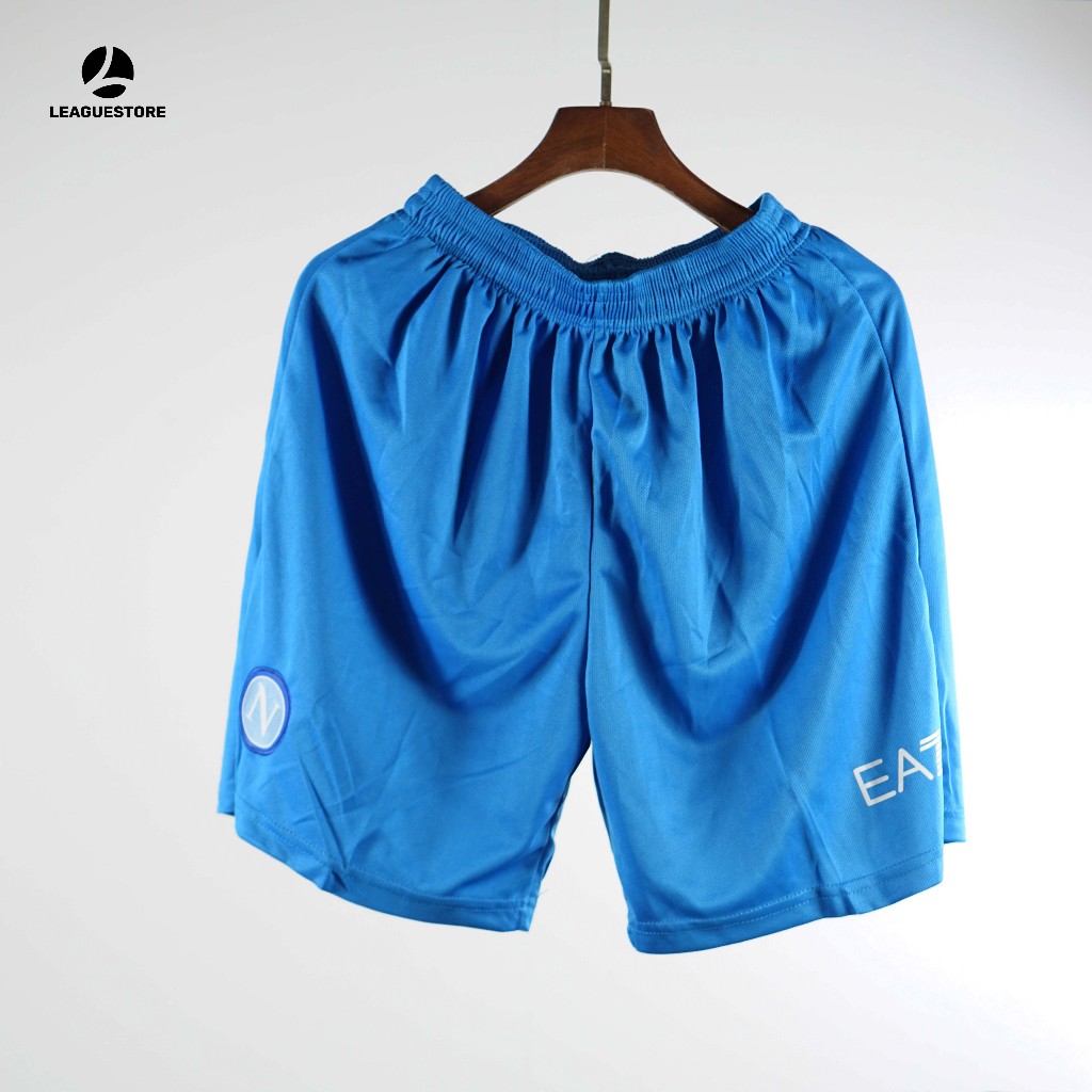 Bộ đá bóng Napoli Leaguestore - quần áo thể thao nam sân nhà 23-24 màu xanh form âu vải thái dệt mịn