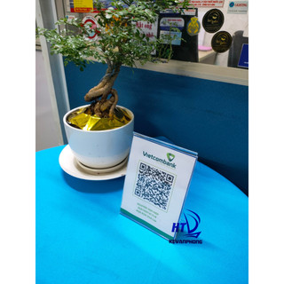 Kệ in mã qr thanh toán kiểu l - dùng thanh toán online