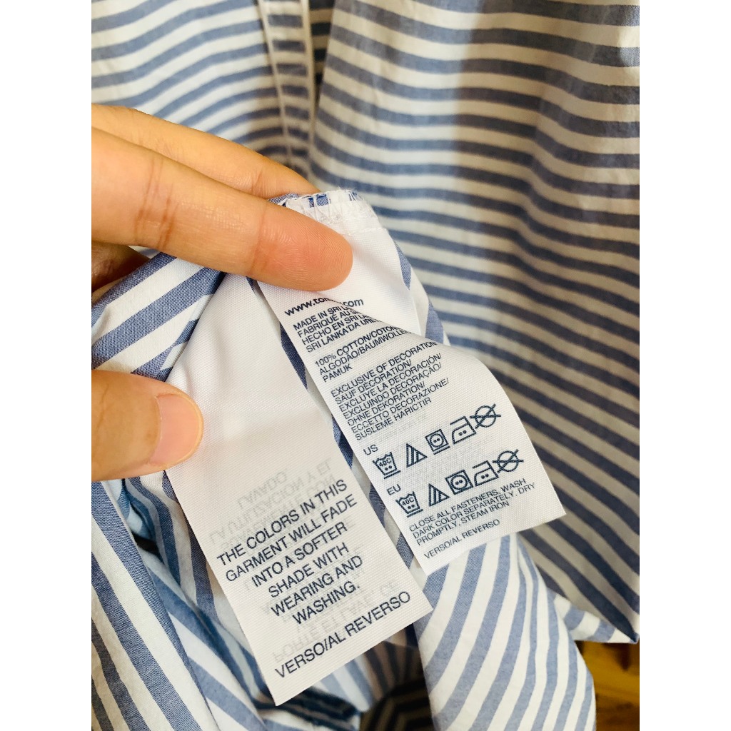 Đầm sơ mi sọc ngang hiệu TOMMY