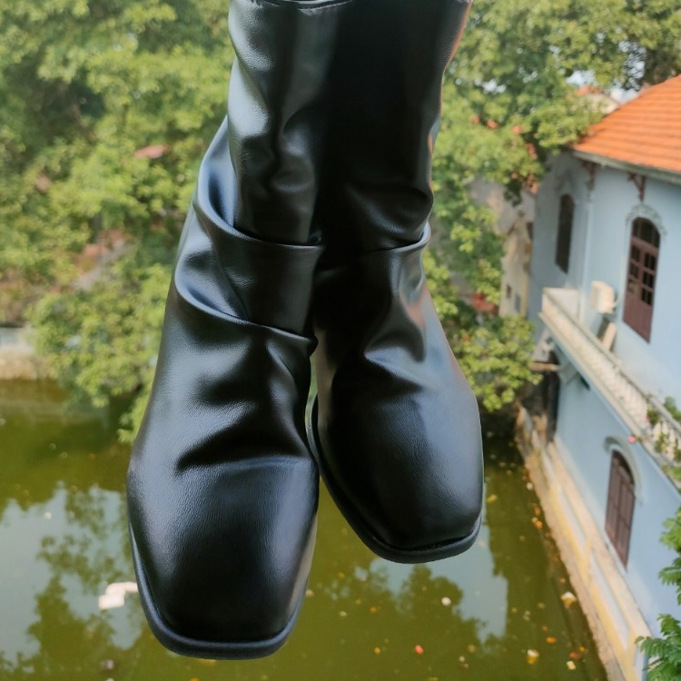 Giày Bốt Nữ Nhăn Kéo Khoá Full BoxxxSiêu Đẹp.....