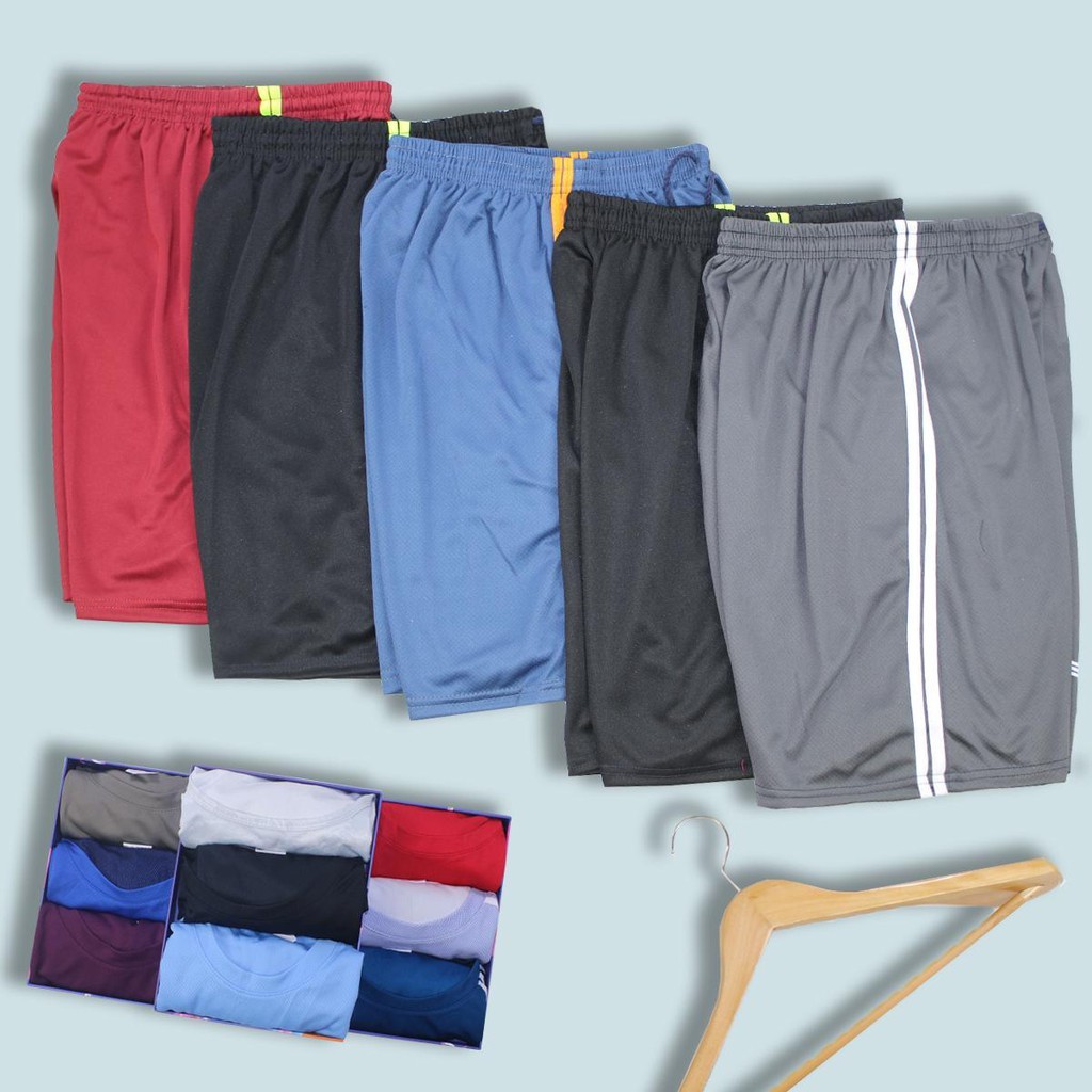 COMBO 5 QUẦN ĐÙI THUN NAM 3 Mặc nhà Kiểu dáng thể thao - Bình Dân