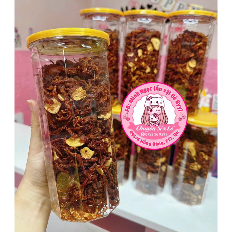 KHÔ HEO CHÁY TỎI 350G NGON