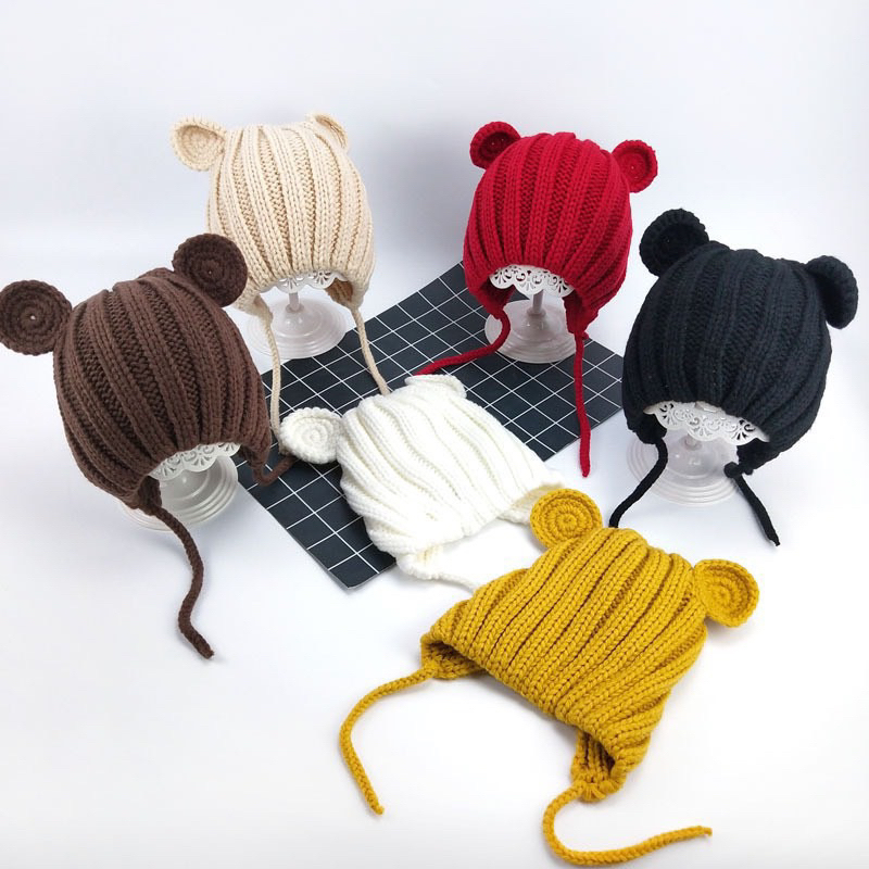 Mũ len gấu cho bé mã 2938