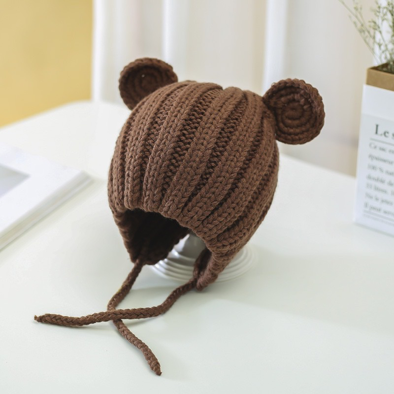 Mũ len gấu cho bé mã 2938