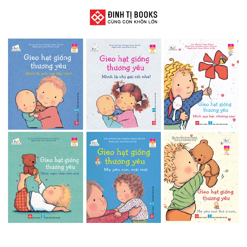 Sách - Gieo hạt giống yêu thương dành cho bé từ 0-6 tuổi - Đinh Tị Books