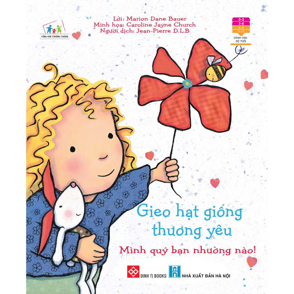 Sách - Gieo hạt giống yêu thương dành cho bé từ 0-6 tuổi - Đinh Tị Books