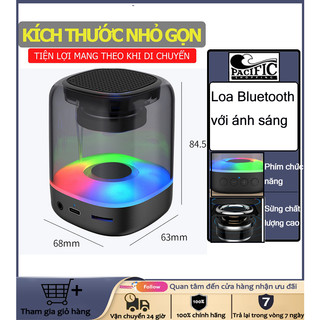 Pacific Loa Bluetooth mini không dây Led RGB8 Chế độ nhấp nháy màu trung bình