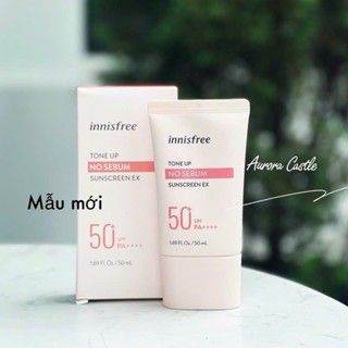 Kem Chống Nắng Innisfree Hồng Nâng Tông Kiềm Dầu