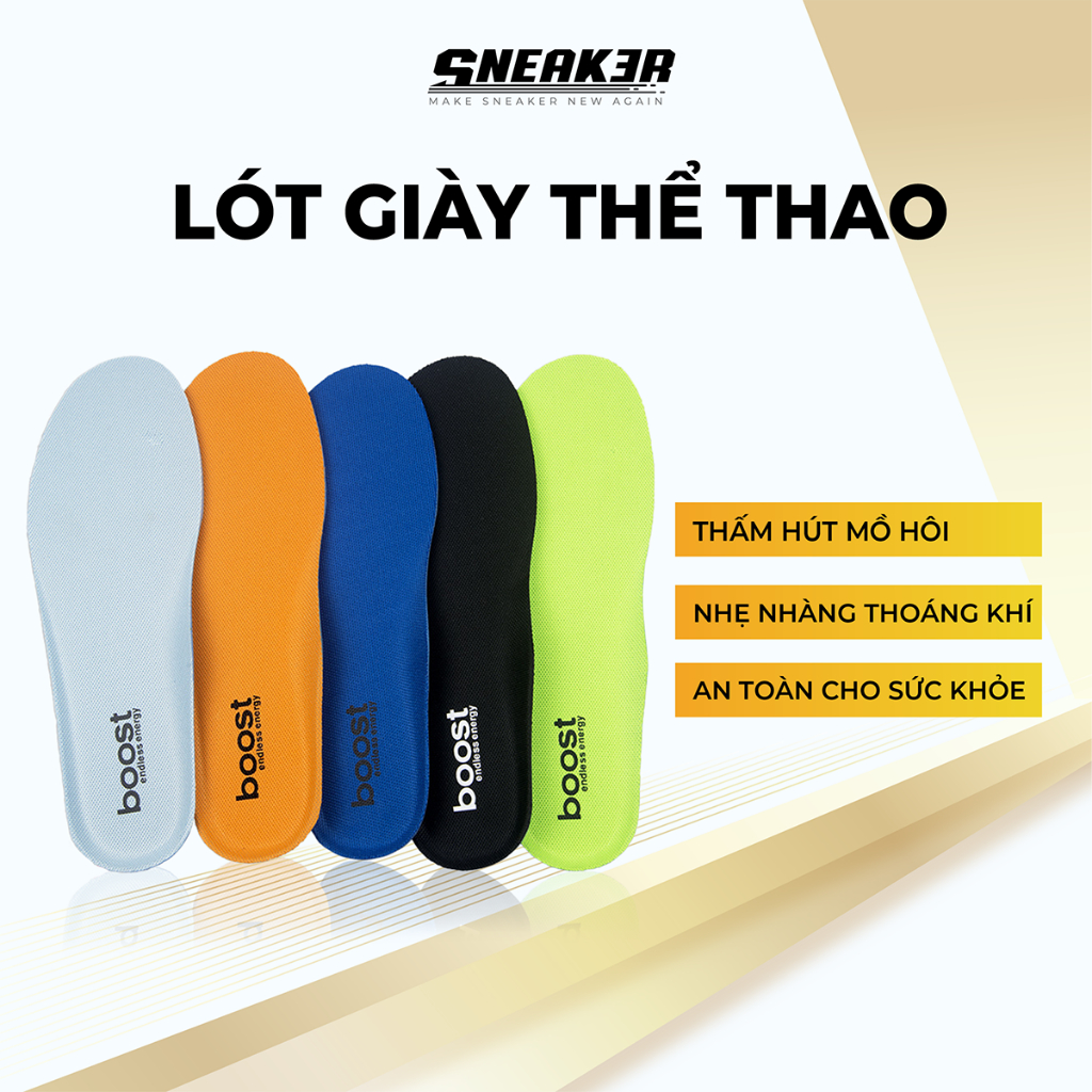 Lót giày thể thao siêu êm chân thế hệ mới, thoáng khí, siêu nhẹ, khử mùi, hút ẩm LGTT24