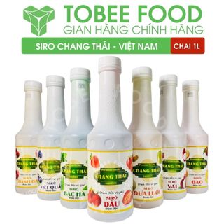 [KHUYẾN MÃI SỐC] Siro Chang Thái (1 lít) ( Dâu, Đào, Vải, Chanh dây, Táo, Việt quất...)