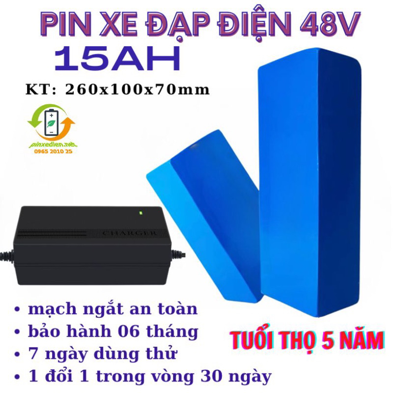 Bộ pin xe đạp điện 48v 15ah