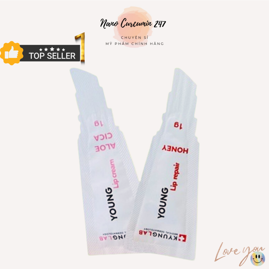 Sample son dưỡng môi khô Young Lip Cream Kyunglab 1g