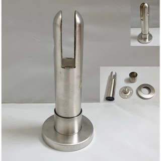 Chân vách ngăn vệ sinh vách ngăn tấm compact inox 304 chiều cao 100mm