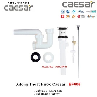 Caesar - Bộ Xả Ty Lavabo Caesar BF606 (BF606A) Nhựa, chính hãng