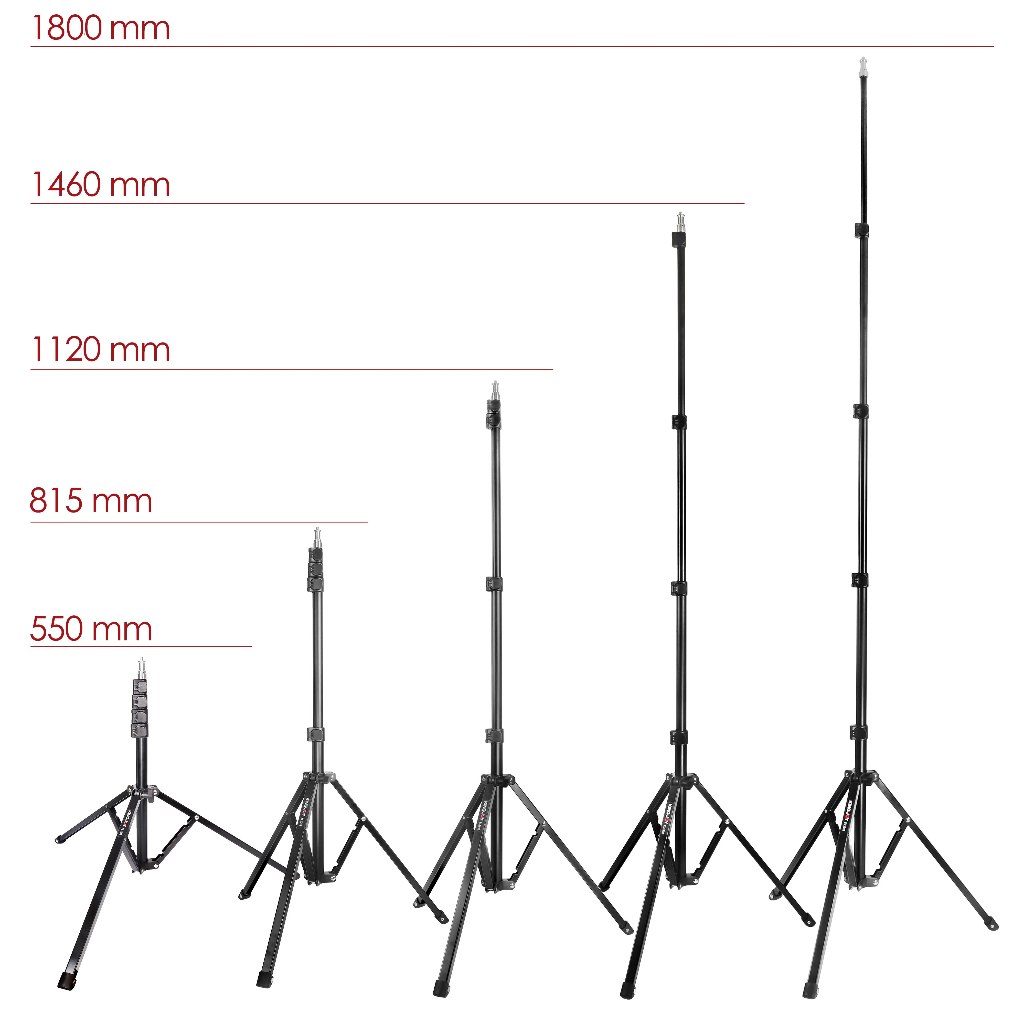 KINGJOY FL1019 - Chân Đèn Gấp Ngược, Cao Tối Đa 1.8m