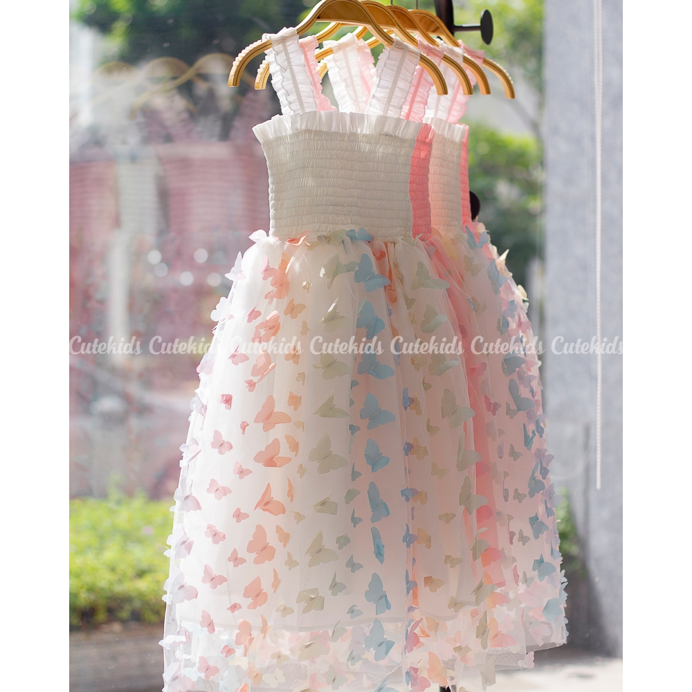 Váy cánh bướm 3D thiết kế Cutekids