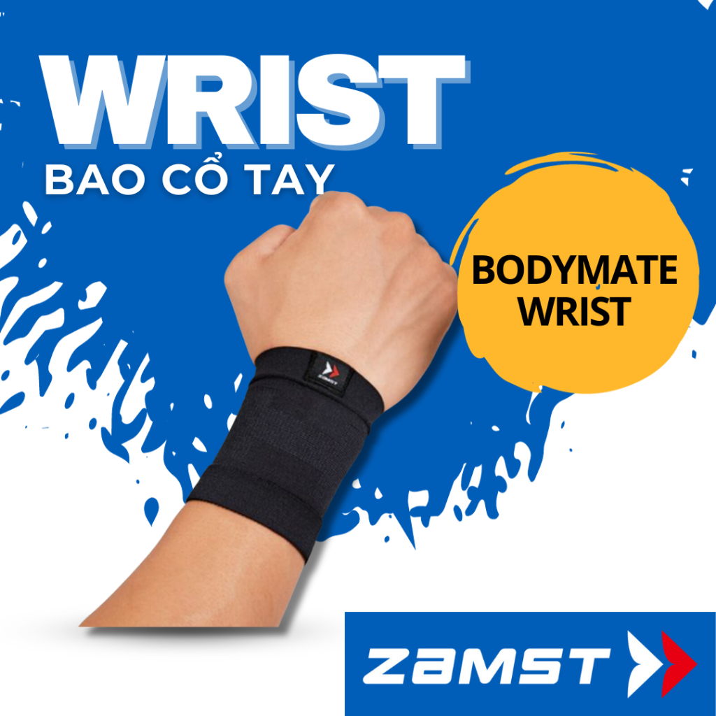 Băng thể thao bảo vệ hỗ trợ cổ tay ZAMST chính hãng BODYMATE WRIST