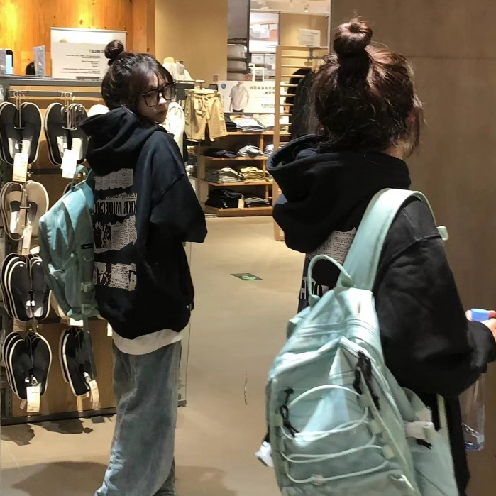 Focus local brand vintage đen áo hoodie nỉ bông đôi unisex áo khoác nỉ form rộng ulzzang 100%cotton