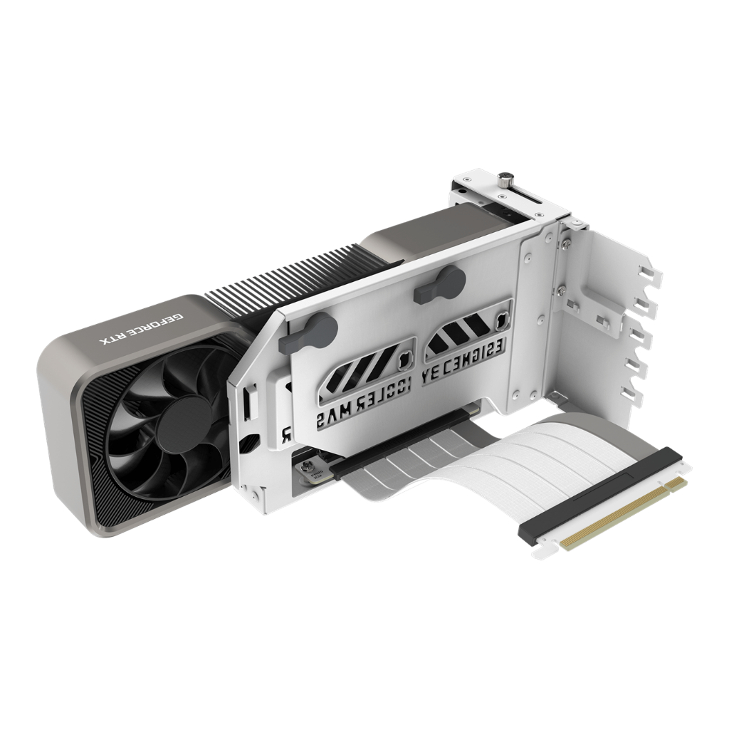 Bộ dựng VGA Cooler Master Vertical Graphics Card Holder Kit V3 PCIe 4.0 x16 White