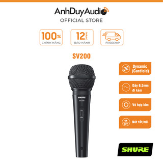 Micro Shure SV200 - Hàng chính hãng - karaoke - chất lượng cao giá tốt