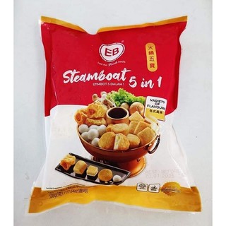 Gói 500g set lẩu / chiên 5 món 5in1 steamboat eb malaysia