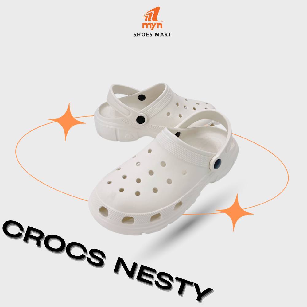 Dép Crocs Nesty NE01 - cream, black
