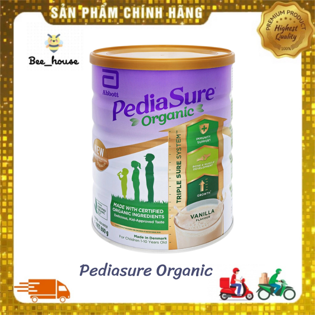 Sữa Pediasure Organic hữu cơ 800gr Úc - Beehouse