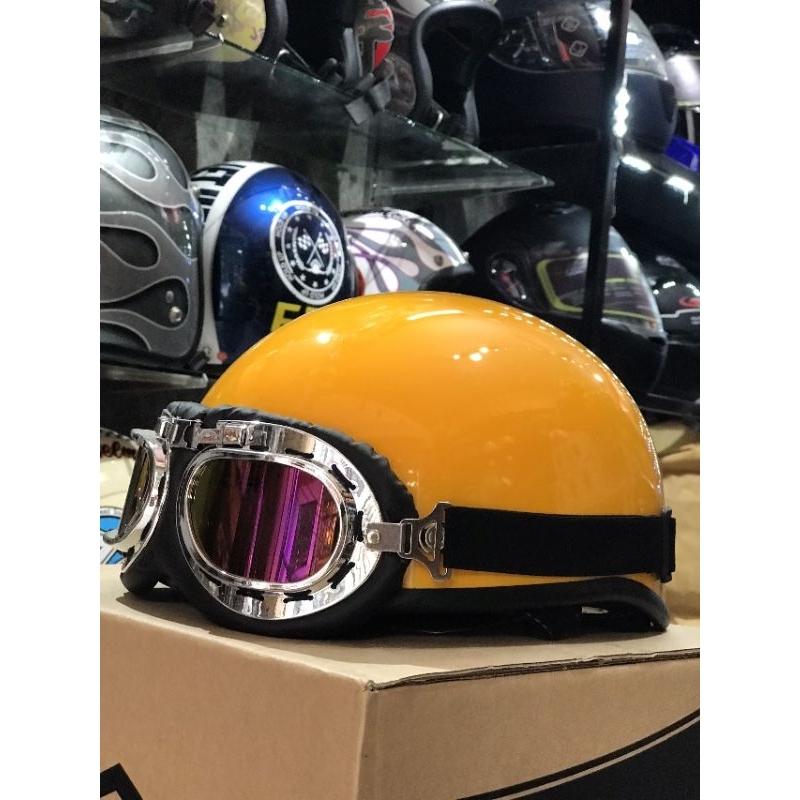 Mũ bảo hiểm nửa đầu chính hãng SUNDA 136 halya trơn nhiều màu