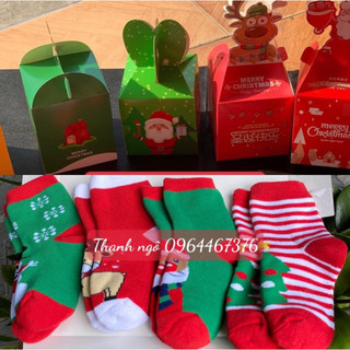 Tất Noel cho bé cực dày - ấm áp - chất liệu chuẩn