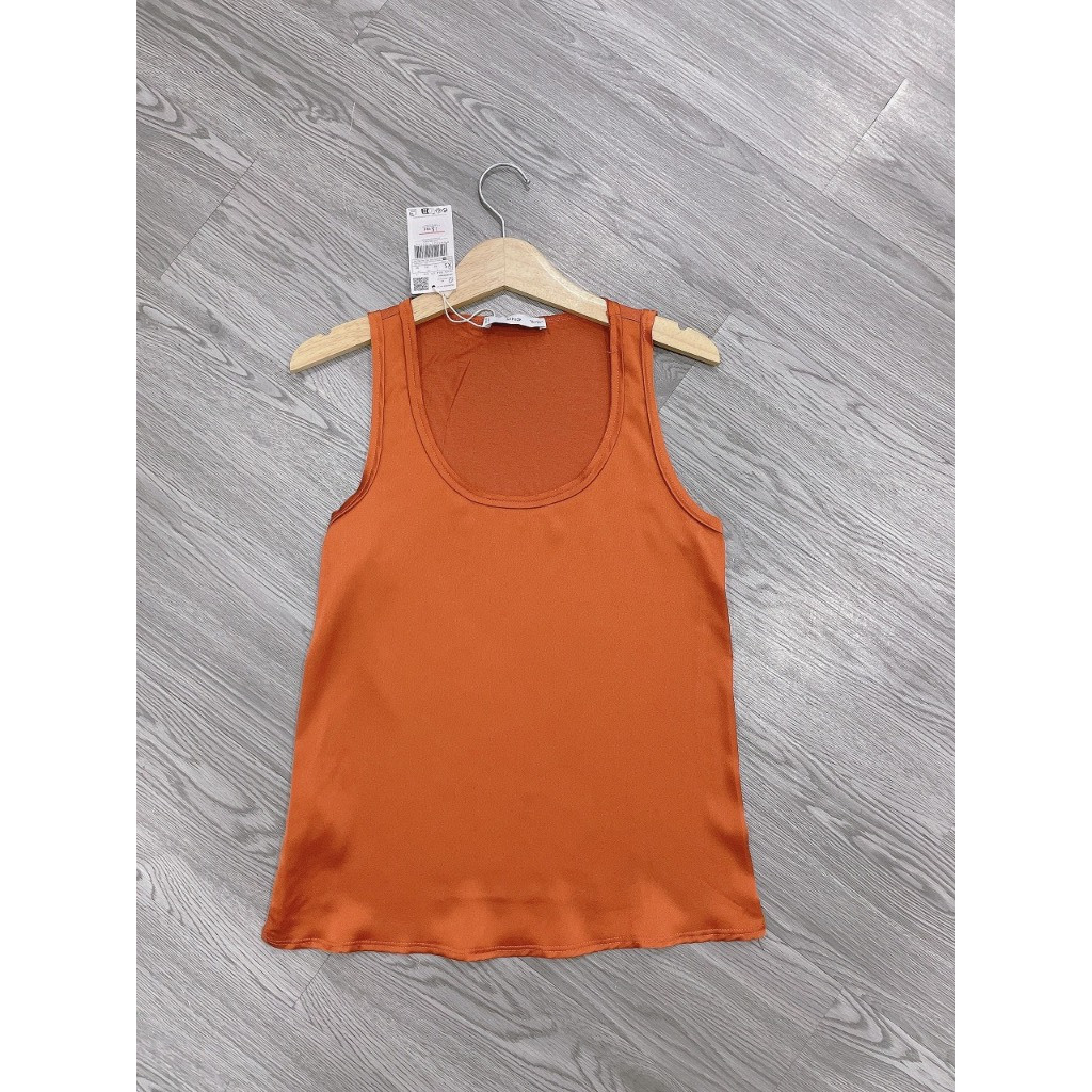 Áo lụa sát nách MNG xuất dư xịn